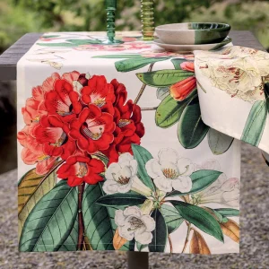 Tag House Artissima Runner In Cotone Stampato 3942 Rododendro