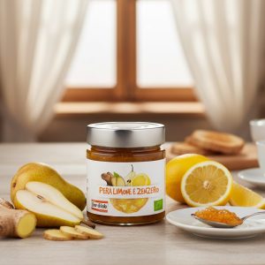 Composta di pera limone e zenzero Fior di loto