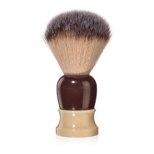 Fine pennello da barba sintetico classic Crimson and Ivory 20mm