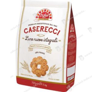 Dileo Biscotti Caserecci Lune Integrali/Cioccolato 600 g