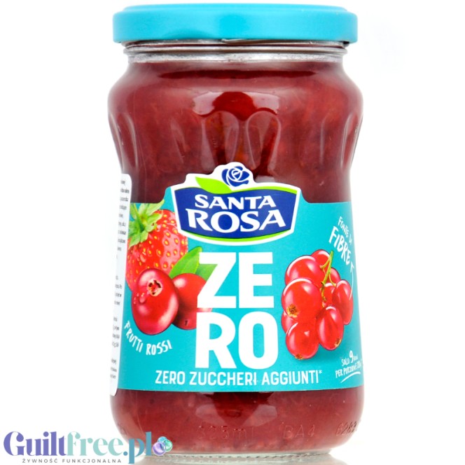 Santarosa Confettura Senza Zuccheri Aggiunti Frutti Rossi 300 g - immagine 2