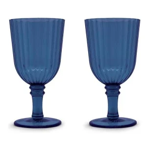 WD SET 2 CALICI COLORATI IN ACRILICO BLU
